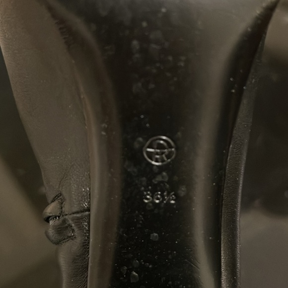 The Row Black Leather Boots - Picture 4 of 7